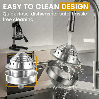 FENEIX Heavy-Duty Cast Iron Manual Citrus Juicer - Gray - product image 5