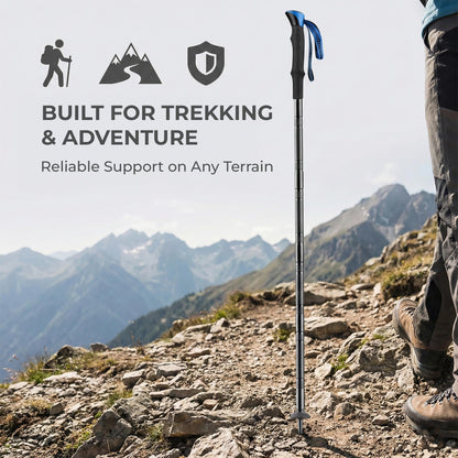 FENEIX 8-Section Collapsible Aluminum Hiking Stick - EVA Handle - product image 6