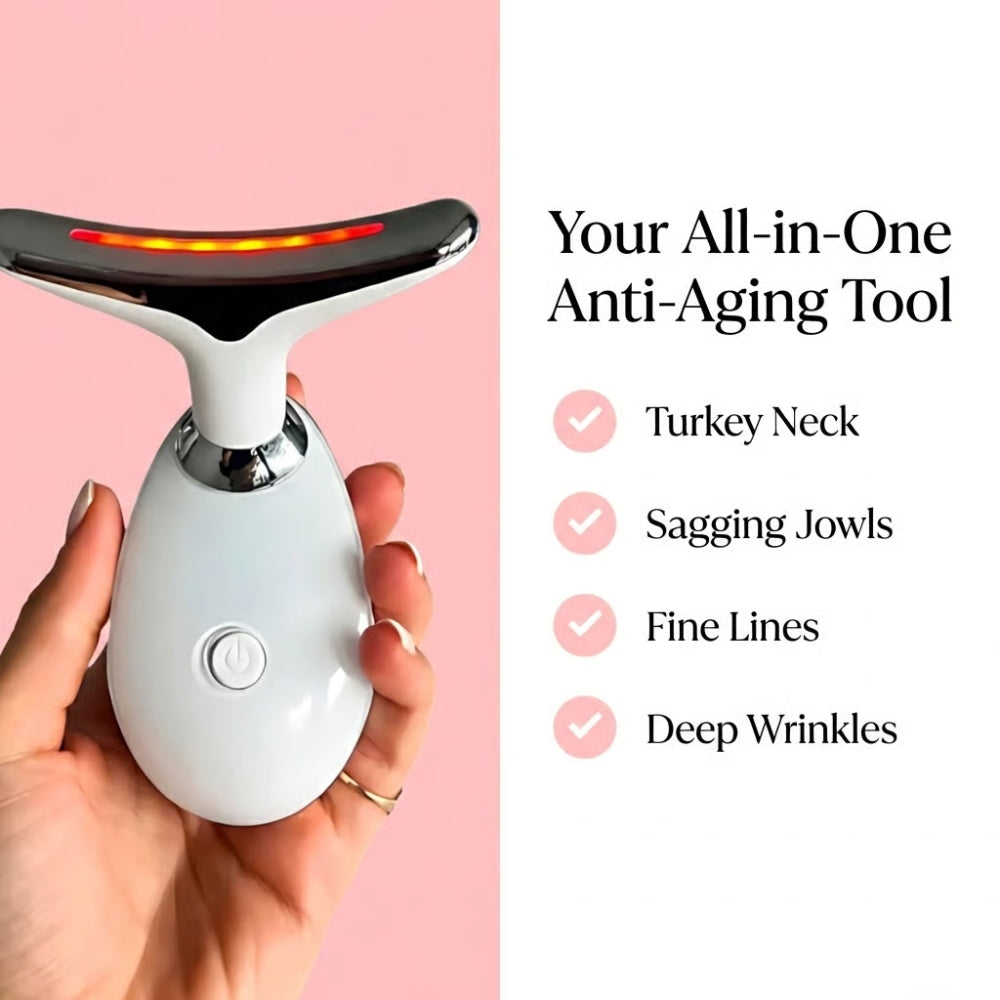 Multifunctional 7-in-1 Facial & Neck Massager