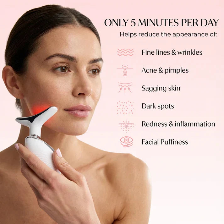 Multifunctional 7-in-1 Facial & Neck Massager