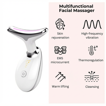 Multifunctional 7-in-1 Facial & Neck Massager